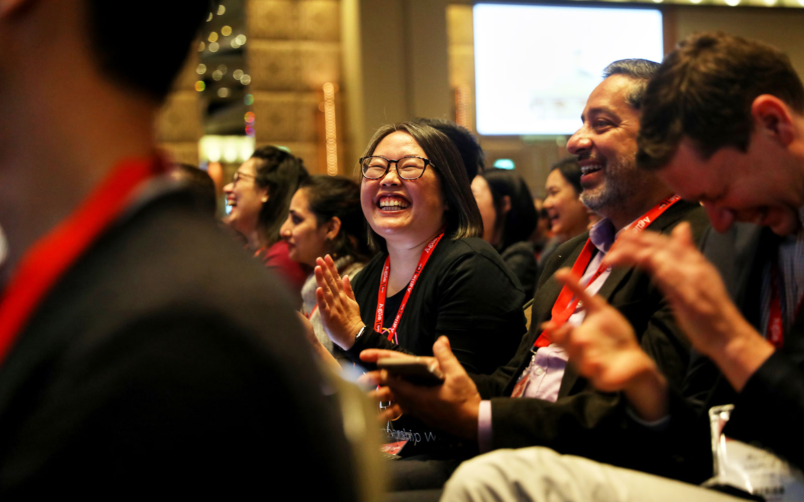 AgileAus18 Audience Laughing