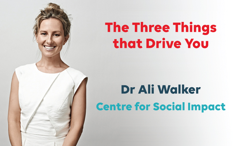 Ali Walker - 3 things that drive you